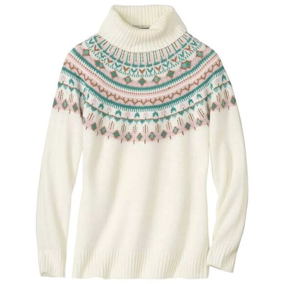 Atlas for Women Womens/Ladies Knitted Roll Neck Sweater / Ecru - Picture 1 of 3